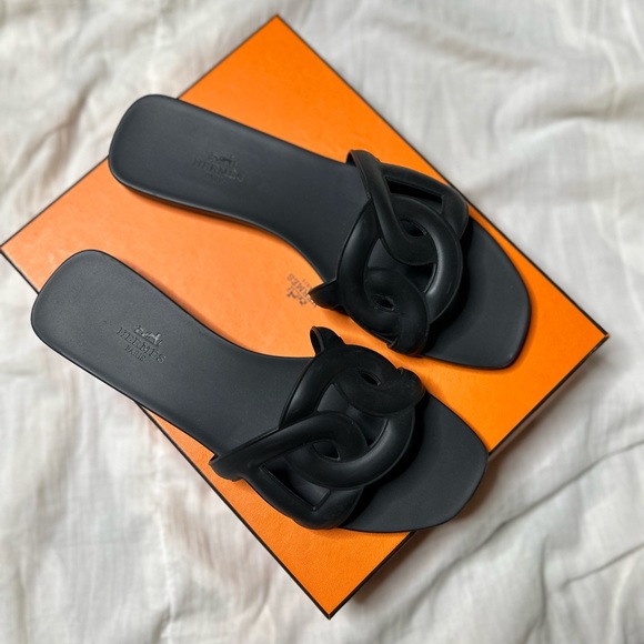 Authentic Hermès Aloha Sandals Women Size 9 /BARELY WORN - Picture 7 of 9